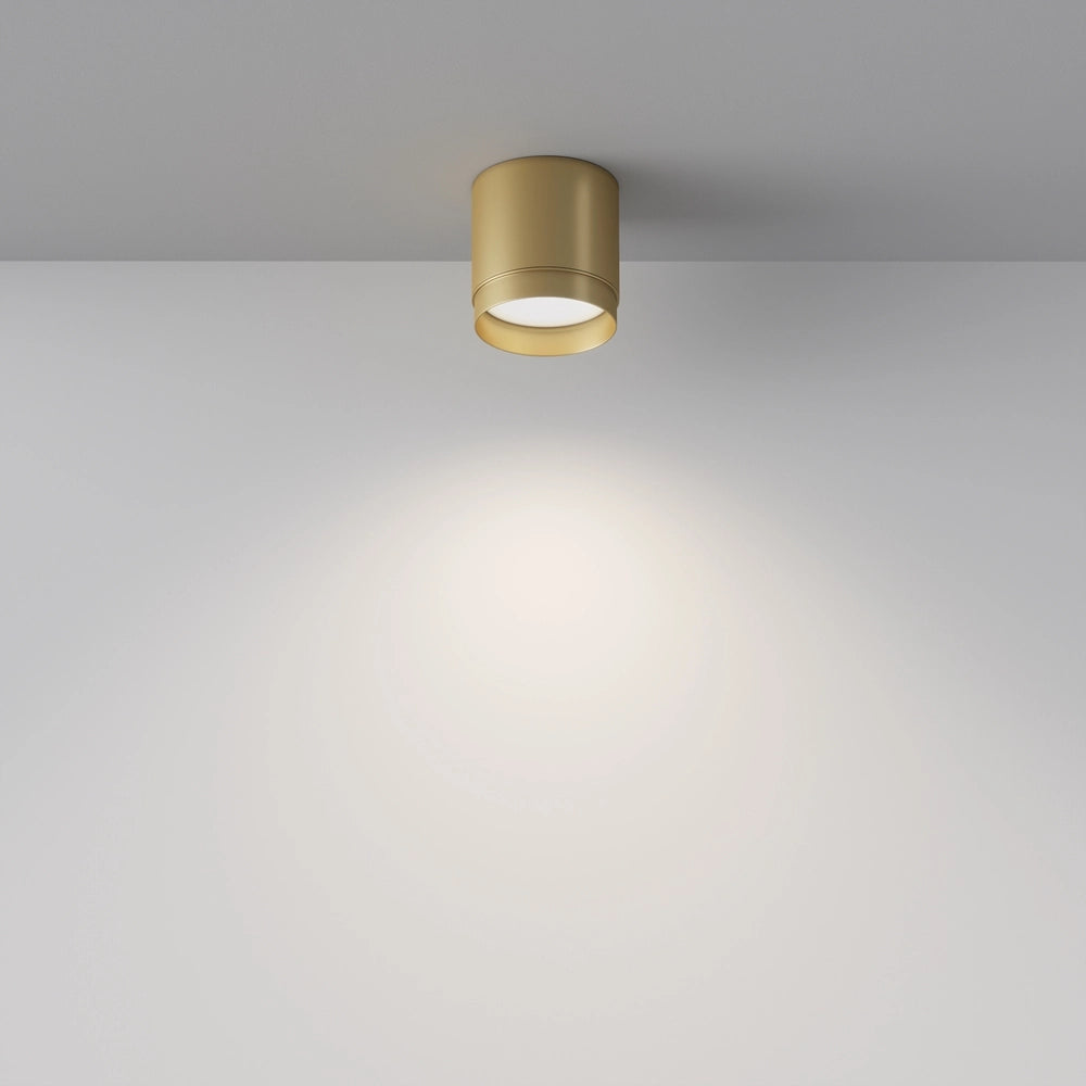 Spot soffitto tondo Ø8 oro opaco GX53 15W Maytoni Polar