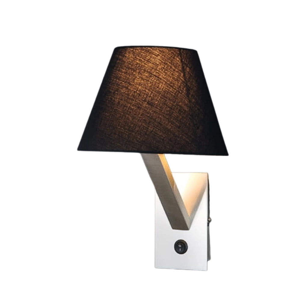 Applique ORLANDO nera satinata 1 luce E27 Maxlight 40W