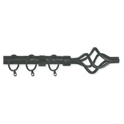 KIT BASTONE TENDA TWIST 120-210CM NERO/ORO.