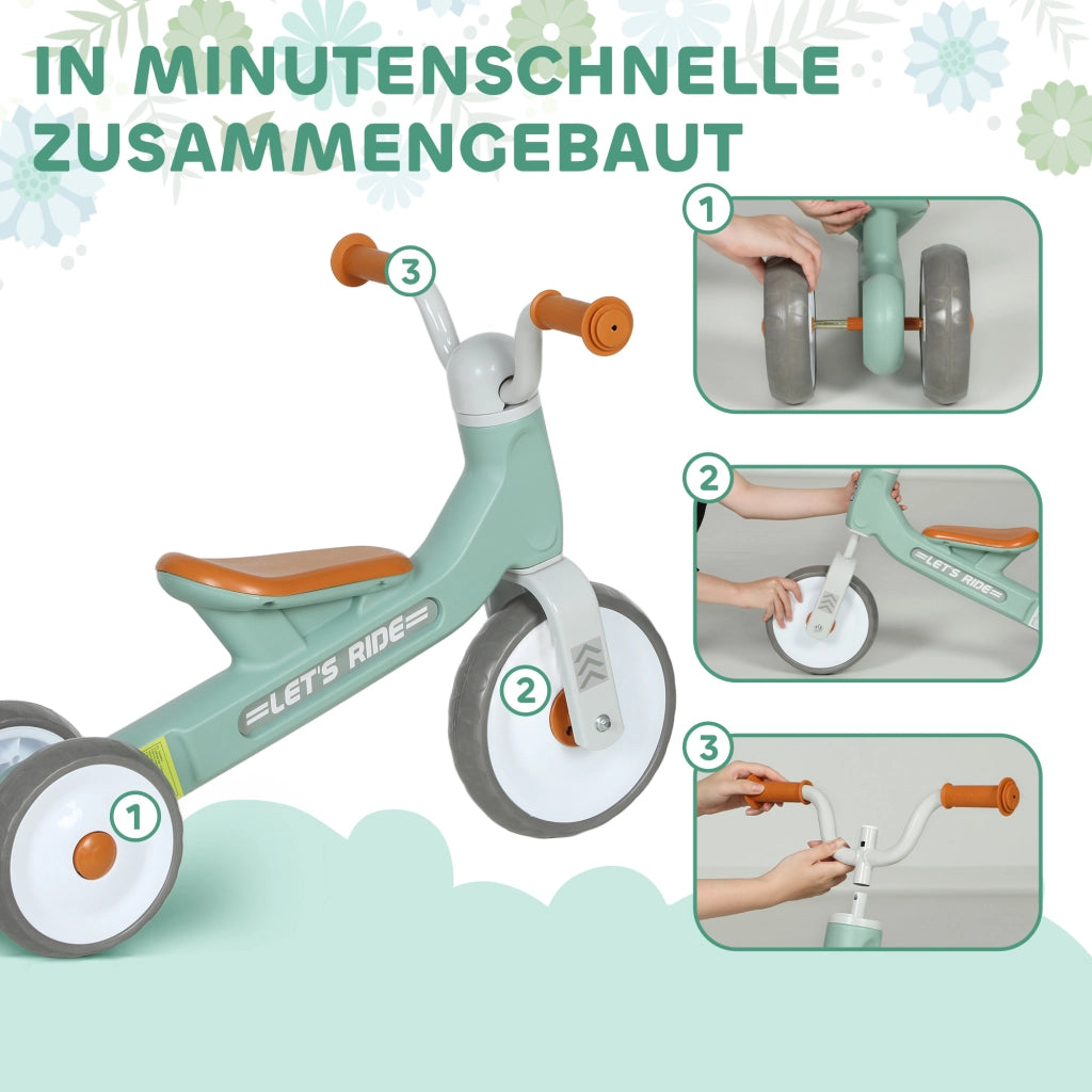Bicicletta senza pedali per bambini ¨C zephmum ¨C Verde