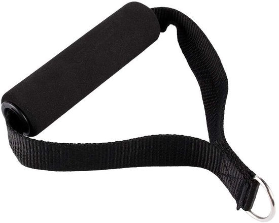 Trekhandvat Ergonomico per Tricipiti - Manubrio - Maniglione - Stazione di Allenamento per Tricipiti - Cavo in Nylon Durevole 12,3 cm