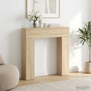 Cornice per camino Rovere Sonoma 102 x 18 x 100,5 cm 8006600