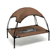 Lettino per cani 91 cm 25 kg max letto rialzato protezione solare L relax marrone 16_0000531