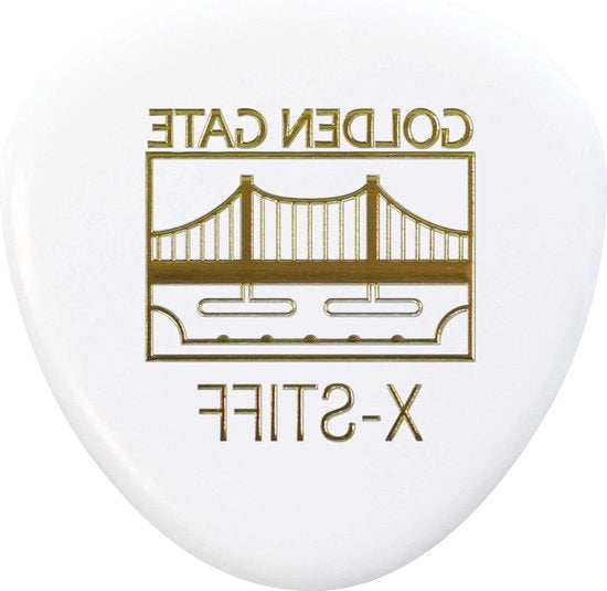 Picks a forma di triangolo completi - 15 mm spessi - bianchi