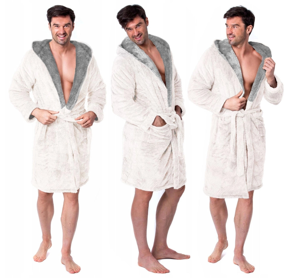 Accappatoio Jordan Ecru Grey Men L