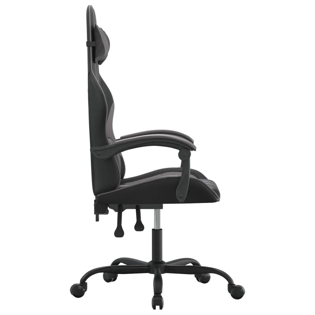 Sedia da Gaming Nera e Grigia in Similpelle 3143822