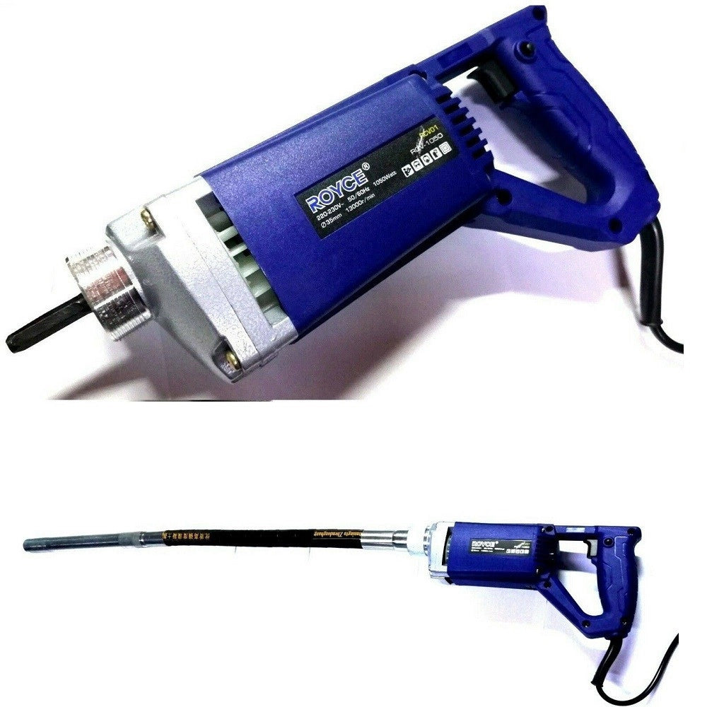 Trade Shop - Vibratore Elettrico Portatile Per Calcestruzzo Monofase 1050w 35mm Rcv-1050 -