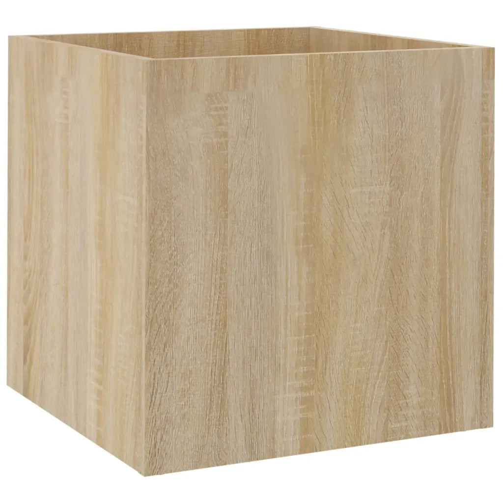 Fioriera Rovere Sonoma 40x40x40 cm in Legno Multistrato 808795