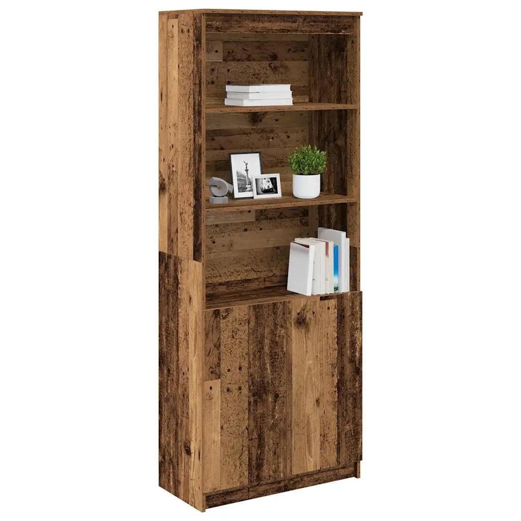 Credenza Legno Antico 70x35x180 cm in Legno Multistrato 3328478