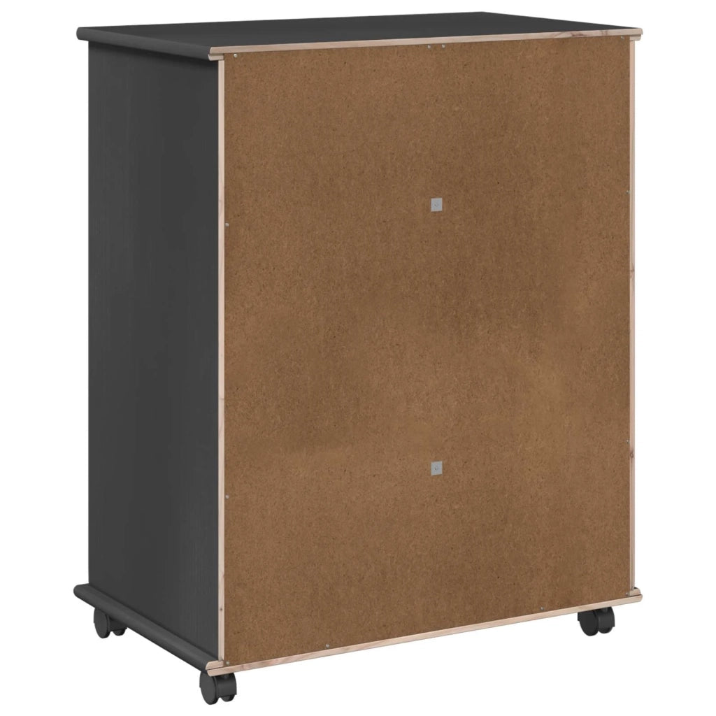 Mobile con Ruote con ruota Grigio 63,5 x 39 x 79 cm 42028362