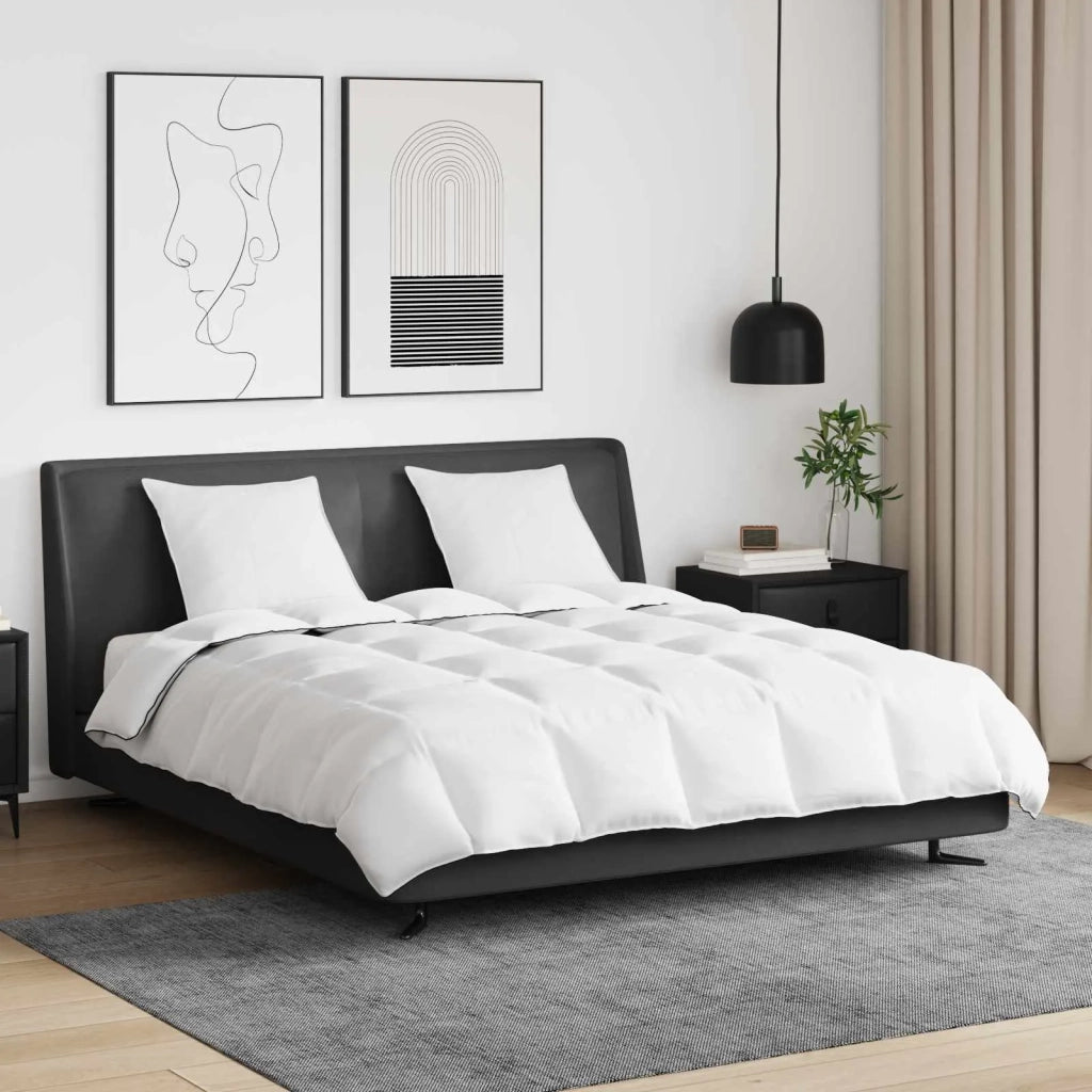 Duvet Invernale con cuscino 3 pcs Bianco Piuma d'anatra 3376890
