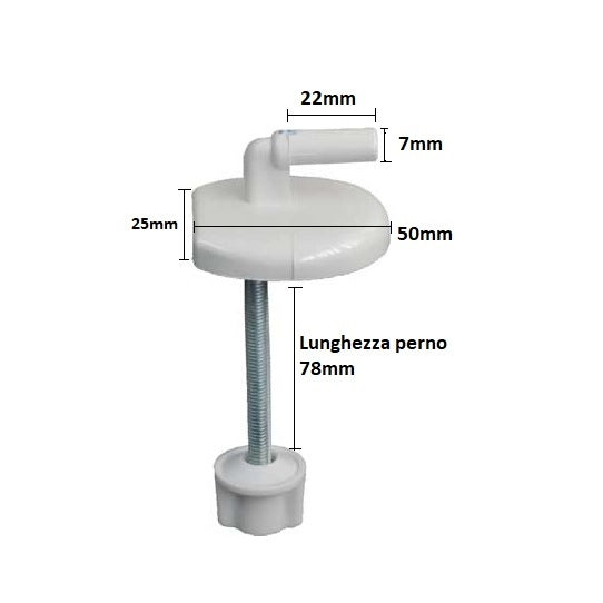CERNIERE PER COPRIWATER H011 IN NYLON