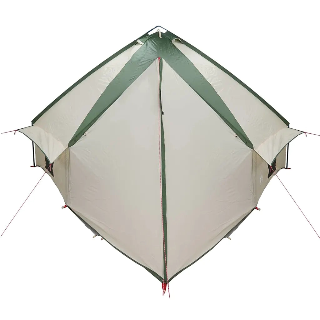 Tenda Teepee per 10 persone Verde e Bianco 567 x 470 x 242 cm