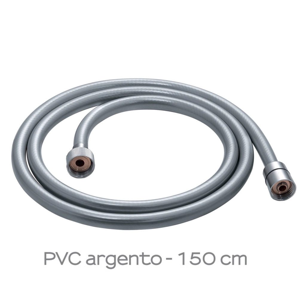 Set doccia 5 pezzi HIGH PRO 02 Gedy in ottone  D.25 cm - Cromato