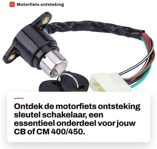Motorfiets ontsteking sleutel schakelaar di alta qualità - Incluso 2 chiavi - Sicurezza - Pratico e economico - Adatto per motori con pistone singolo e doppia vite