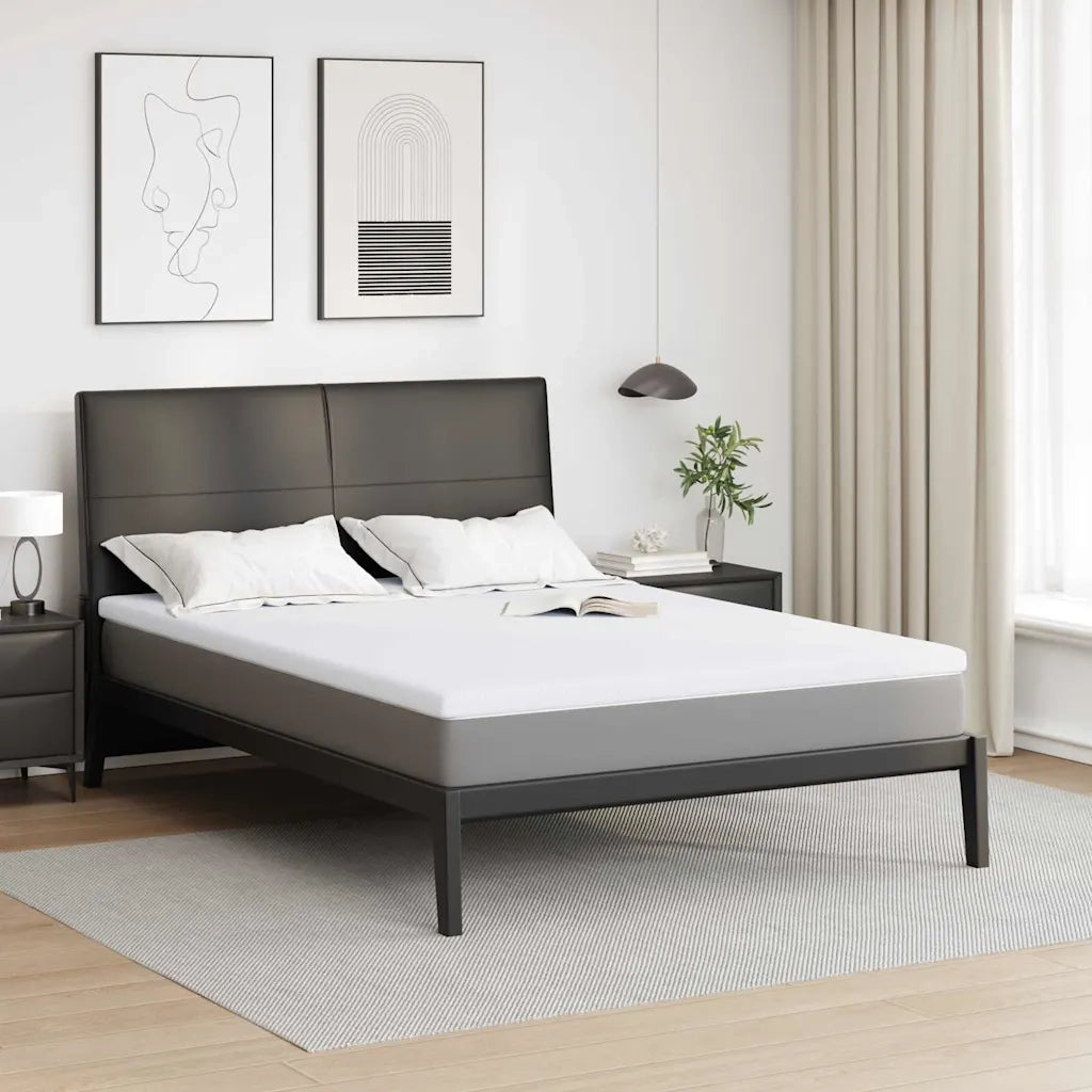 Topper per materasso Bianco 160 x 200 cm Tessuto Jacquard 4106228
