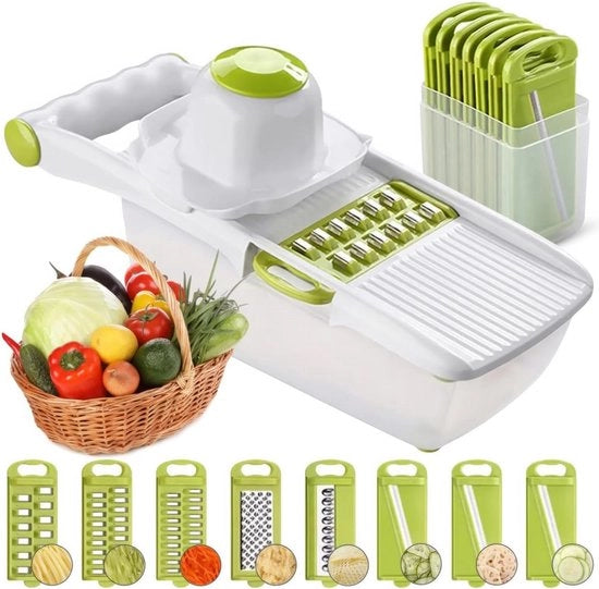 Mandolino Multifunzione per Verdure - Taglia e Sminuzza - Slicer Dicer - Mandolino Cucina - Snidore per Verdure - Snidore per Tutto - Snidore per Zucchine - Mandolino Snidore