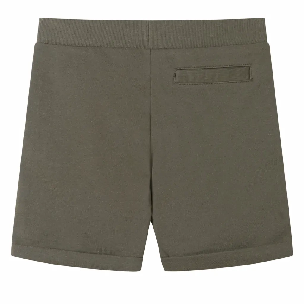 Pantaloncini per Bambini con Coulisse Cachi Scuro 140 CFW3201039