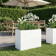 Vaso da giardino Bianco 60 x 30 x 50 cm 8005570