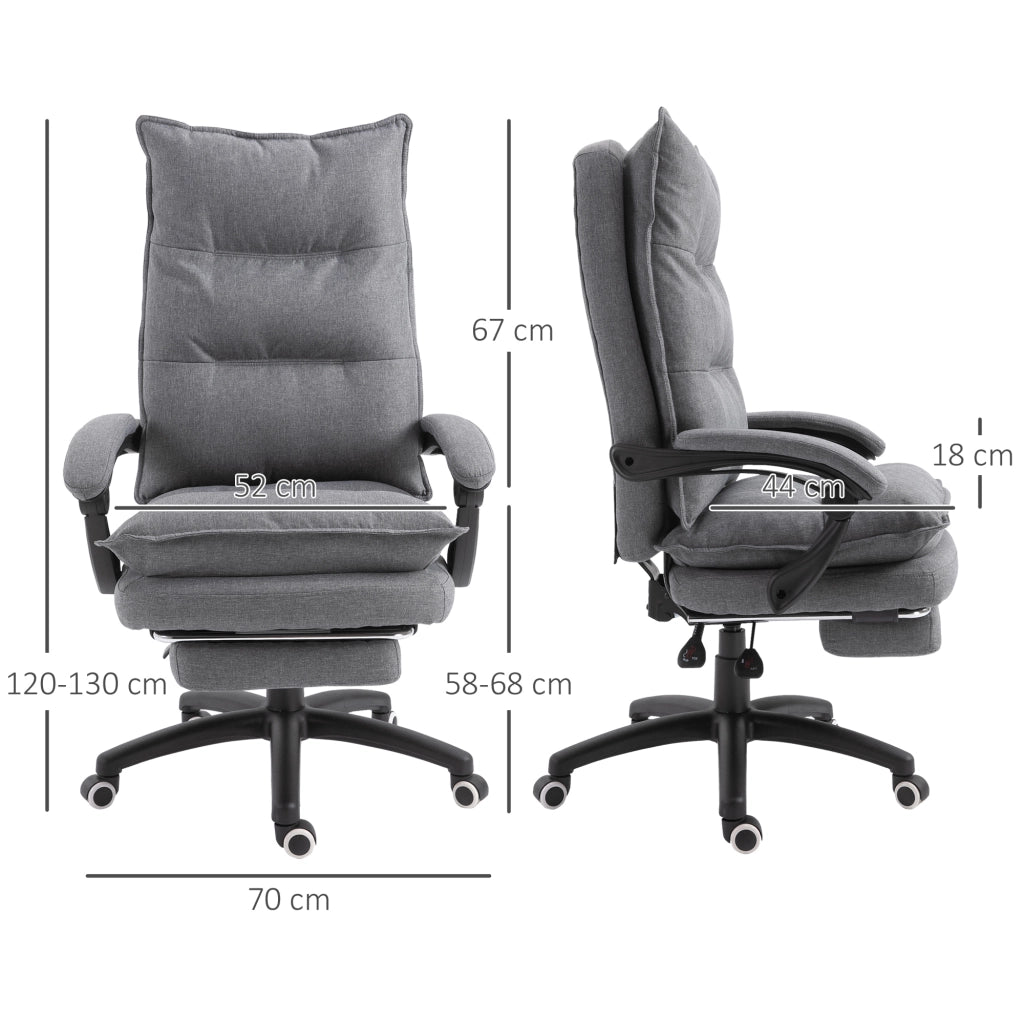 Sedia da ufficio massaggiante ergonomica ¨C zephmum ¨C grigio