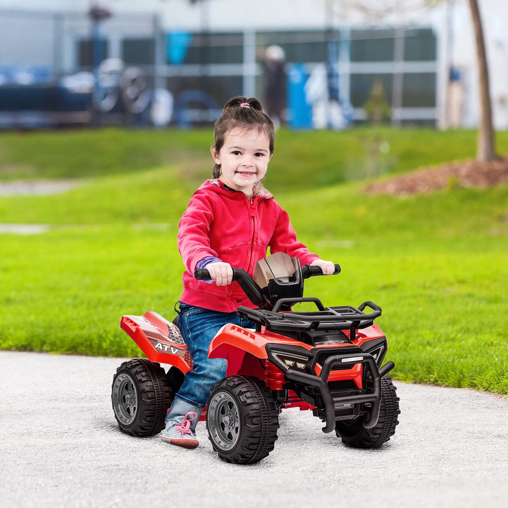 Quad Elettrico per Bambini ¨C Zephmum ¨C Rosso 70x42x45cm