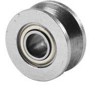 Lagers a V Groove in Acciaio di Carbonio - 10 Pezzi - Doppia Schermatura - Profondità della V 1,5 mm - Diametro Interno 4 mm - Diametro Esterno 13 mm - Lagers Lineari