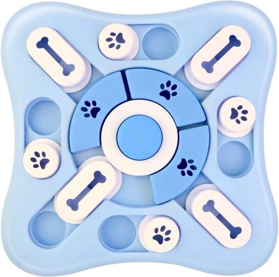 Intelligenza interattiva per cani, alimentatore automatico per cani, giocattolo interattivo per cani con suono per cani piccoli, medi, grandi e gatti