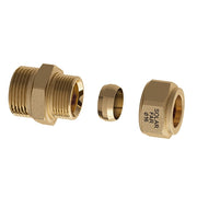 NIPPLE MASCHIO CON TENUTA METALLICA PER IMPIANTI SOLARI- 3/4 - Diam.  22- FAR- pezzi 1