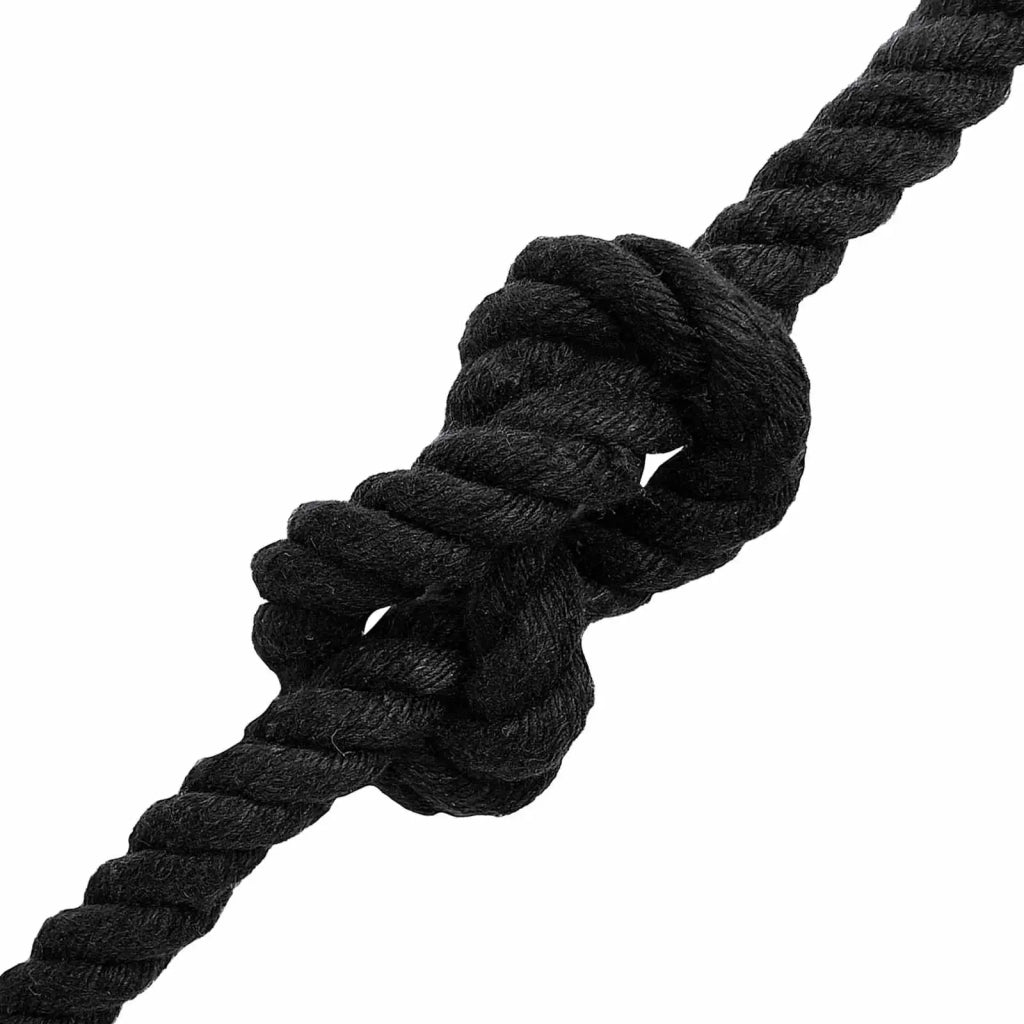 Corda | Fune Nero 1,4 x 1,4 x 25000 cm Cotone