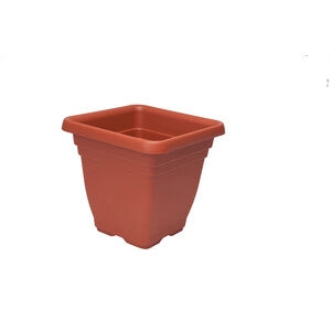 VASO QUADRO LAURUS CM35X35X33 LT19 TERRACOTTA- 6,0 pz
