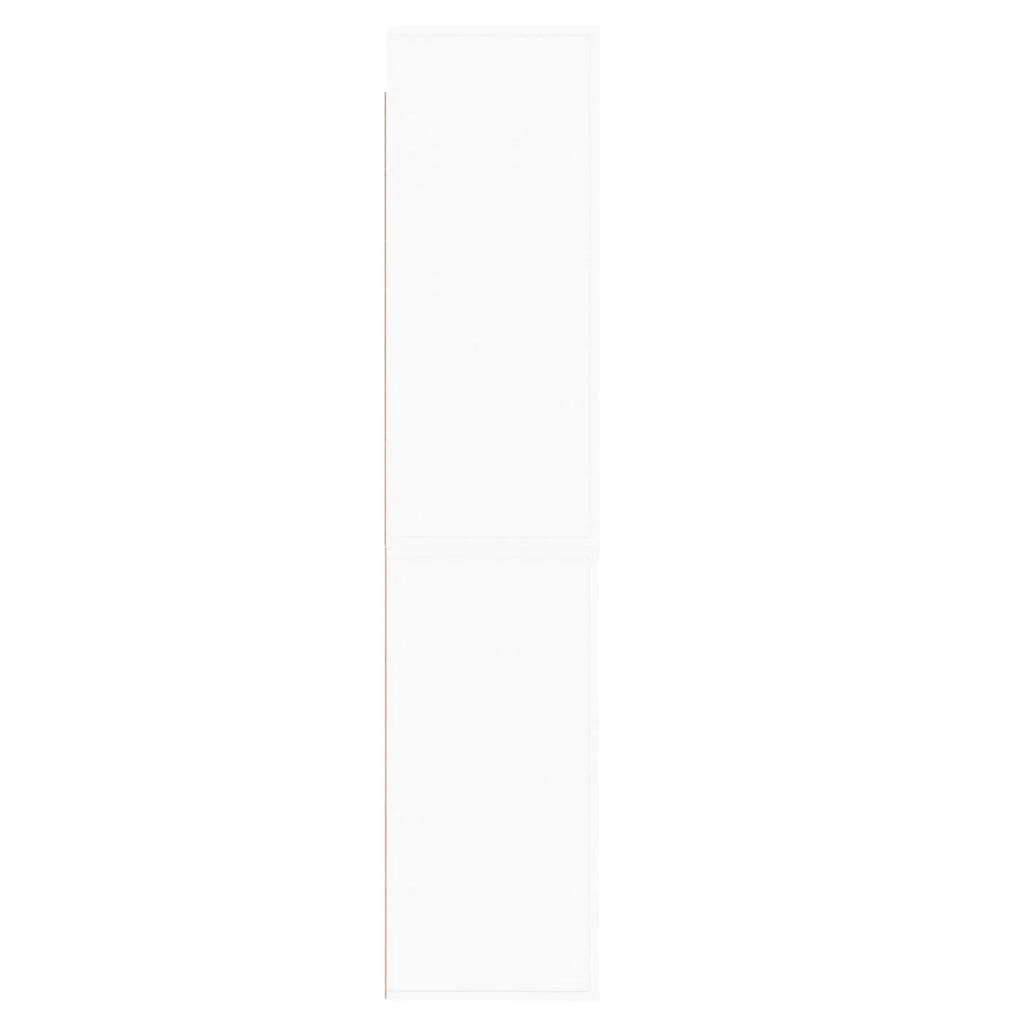 Credenza buffet cassettiera mobile contenitore organizer cucina soggiorno soggiorno legno multistrato bianco 02_0032781