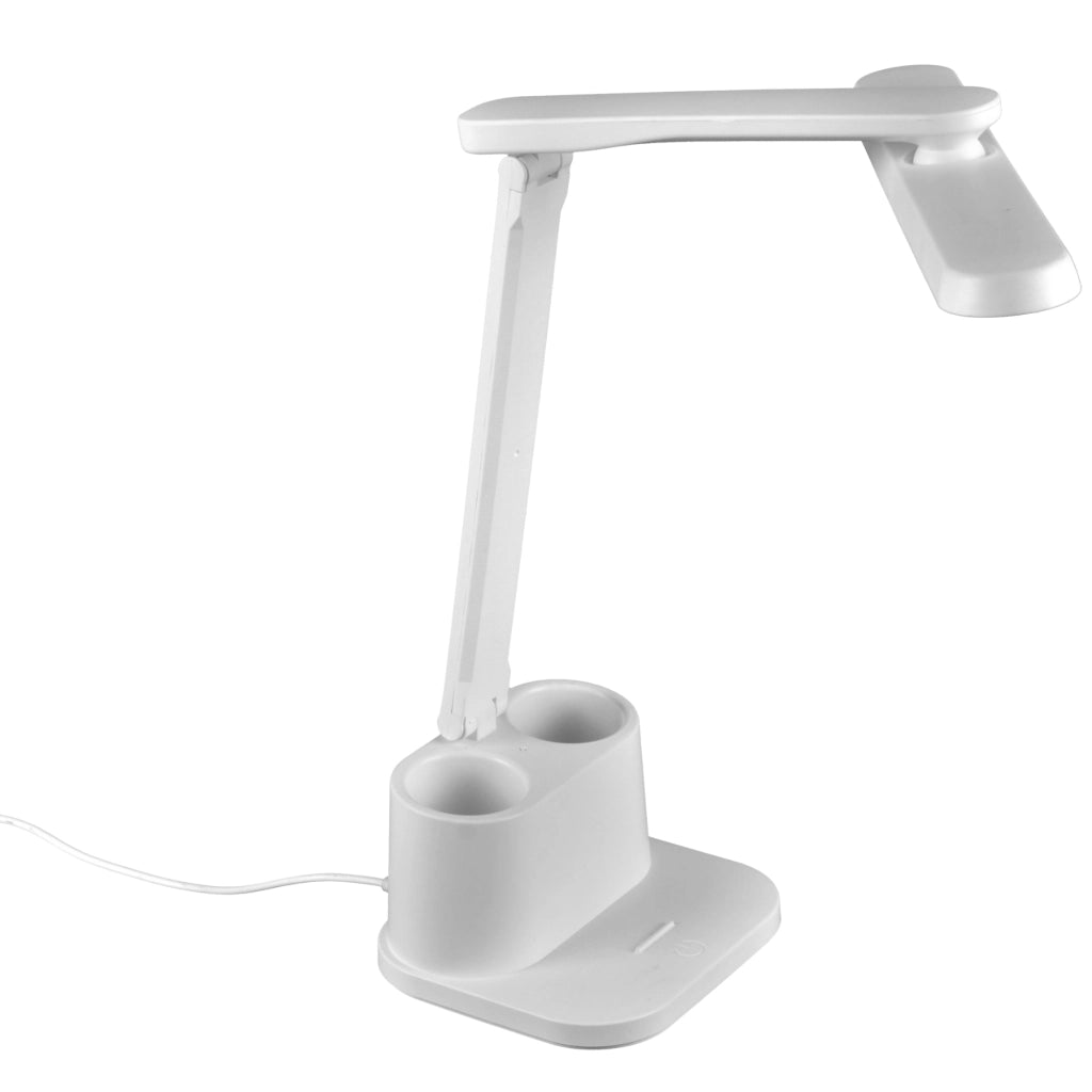 Lampada da scrivania LED 4000K dimmer bianca BARI Polux