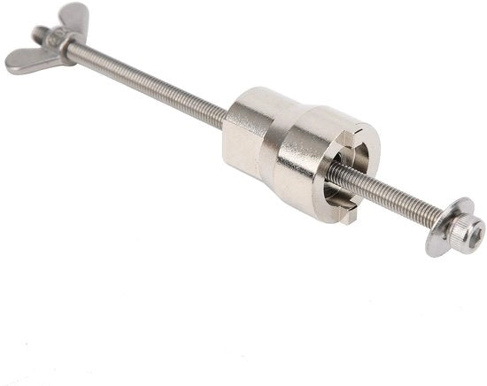 Rimuovitore di Navetti in Acciaio Inossidabile - 4 MM Foro - Lunghezza Regolabile - Grande Compatibilità - Adatto per Dimensioni Standard - Duraturo e Facile da Utilizzare - Navetti