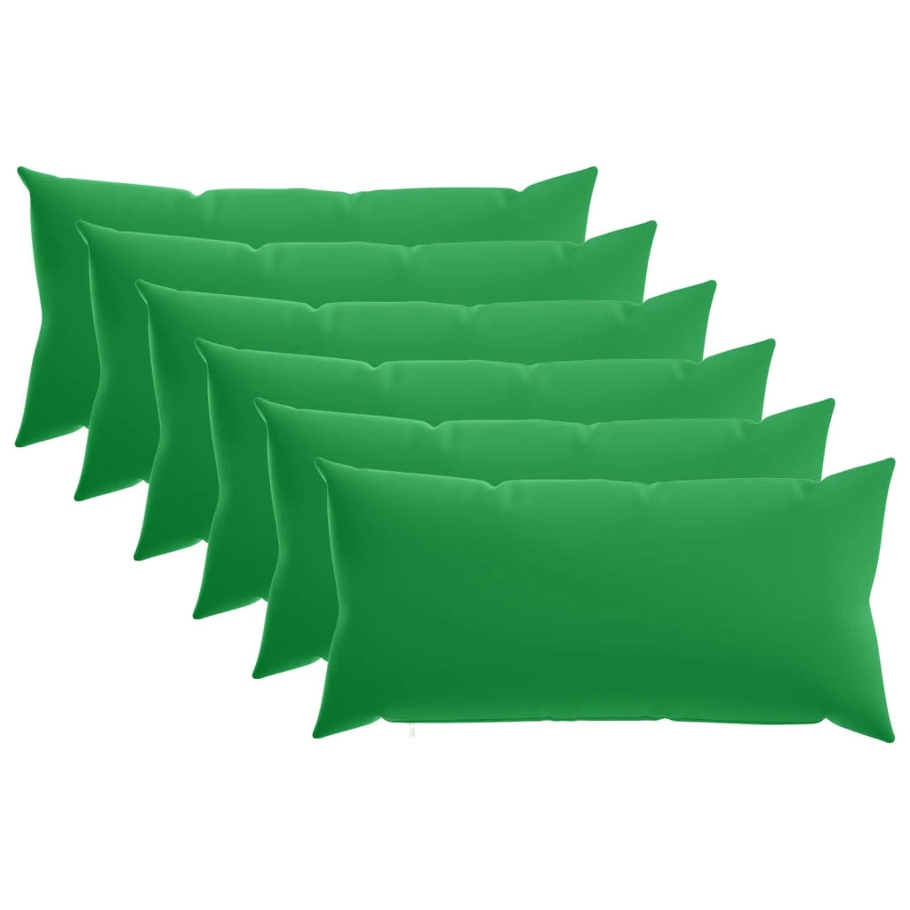 Federa 6 pcs HEERLEN Verde 40 x 80 cm Poliestere 910031