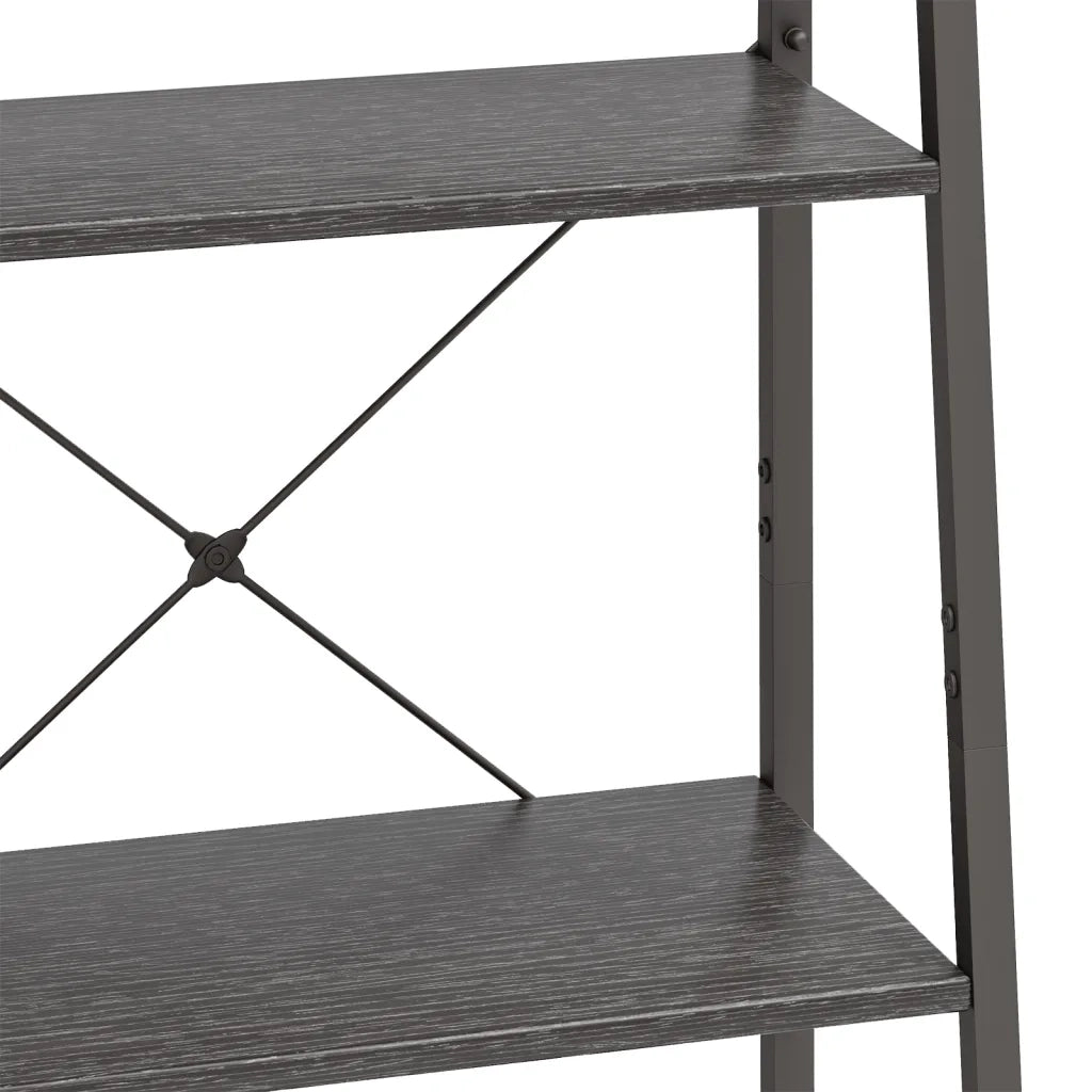 Scaffale Autoportante con 4 Ripiani Nero 56x35x140 cm 336366