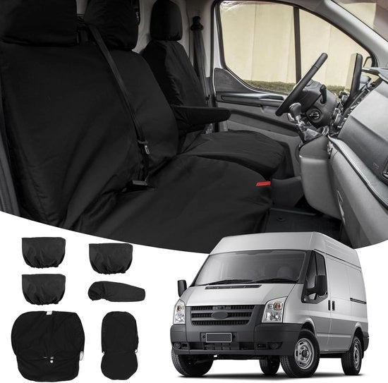 Hoezen per auto Ford Transit MK7 - 3 posti impermeabili - 2007-2013