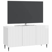 Mobile TV | Armadietto TV | Mobile Porta TV Bianco Lucido 99 x 34,5 x 52 cm Legno ingegnerizzato