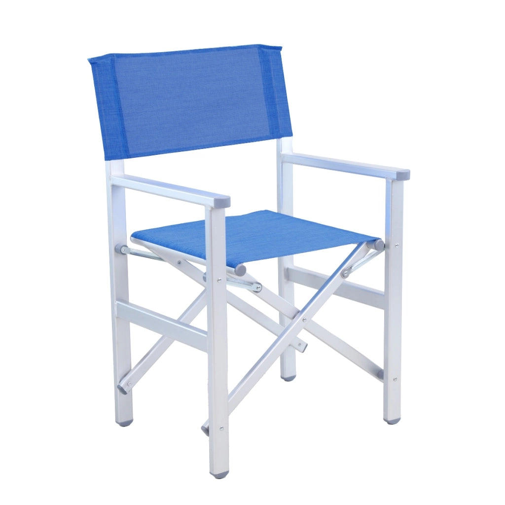 Poltrona Regista Profy Blu Pieghevole