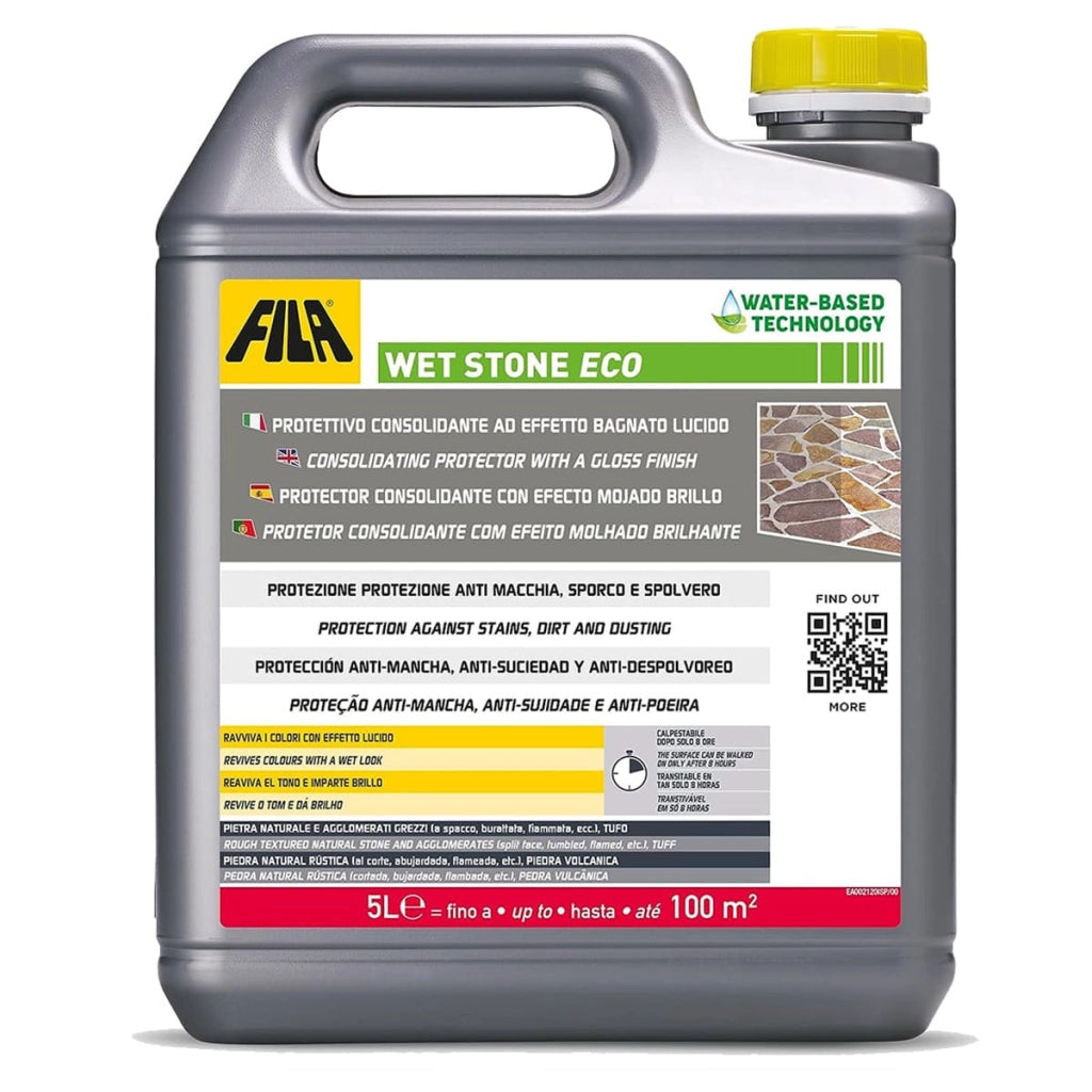 Fila Wet Stone Eco Lt.5 Protettivo Pietra Naturale Tonalizzante Ad Effetto Bagnato Idrorepellente