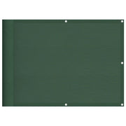 Schermo da balcone | Paravento Balcone Verde Scuro 75x700 cm 100% Poliestere Oxford