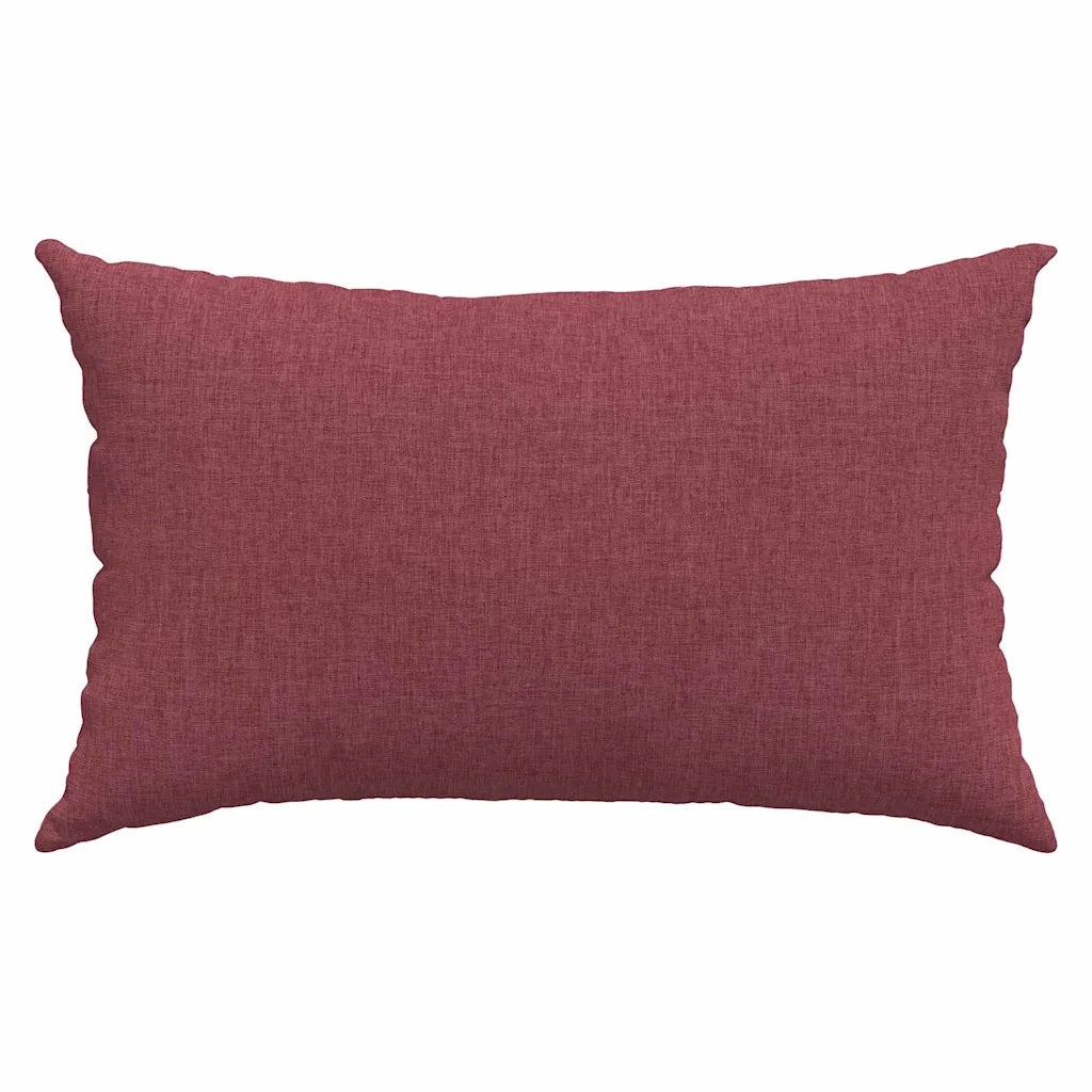 Cuscini da Divano 2 pcs Rosso Vino 50 x 30 cm Tessuto 42013613