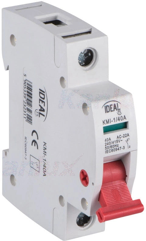 Interruttore sezionatore ideale KMI 40A 1P