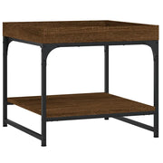 Tavolino salotto | Tavolino da caff¨¨ | Tavolino da Soggiorno Rovere Marrone 49,5x49,5x45 Legno Multistrato