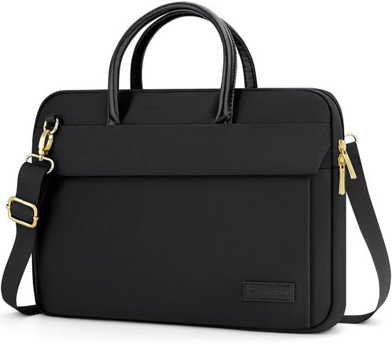 Borsa da laptop 14 pollici, compatibile con computer portatile 14", borsa messaggero in poliestere con maniglia e cinturino per spalla