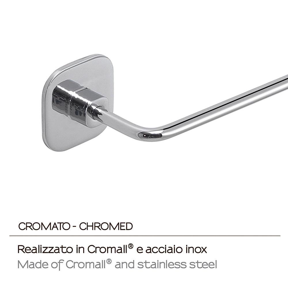 Portasalviette GEDY linea Teide da 60cm Cromato