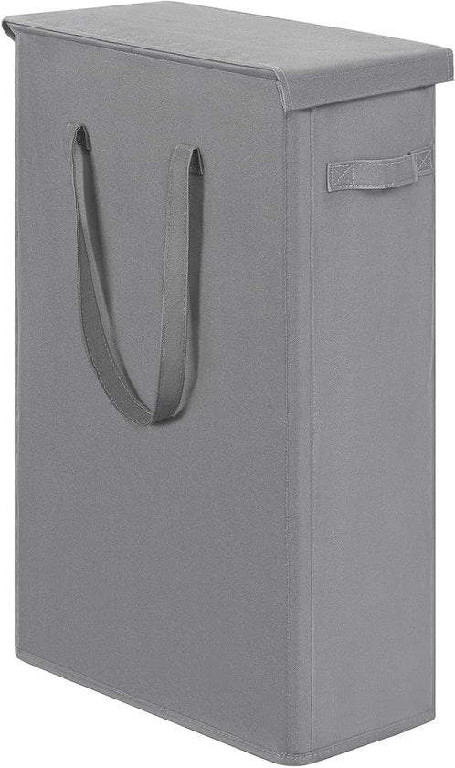 Wasmachine compatta con coperchio 60 litri - Grigio, respirante e pieghevole