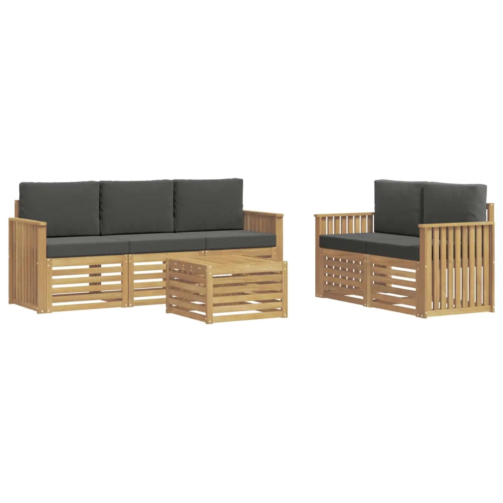 Set divani Legno di Acacia Massello 3391392