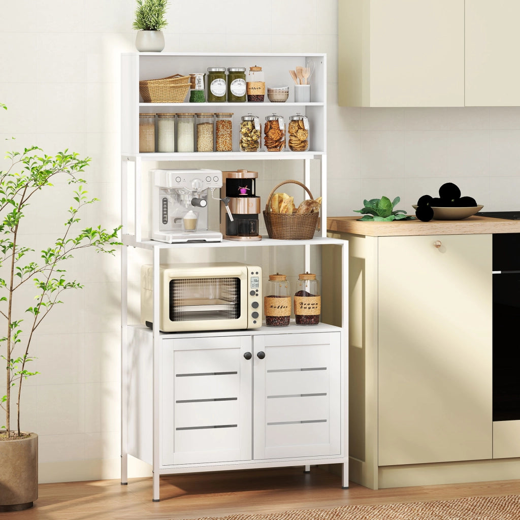 Mobile per microonde ¨C zephmum ¨C bianco 80x42x171cm