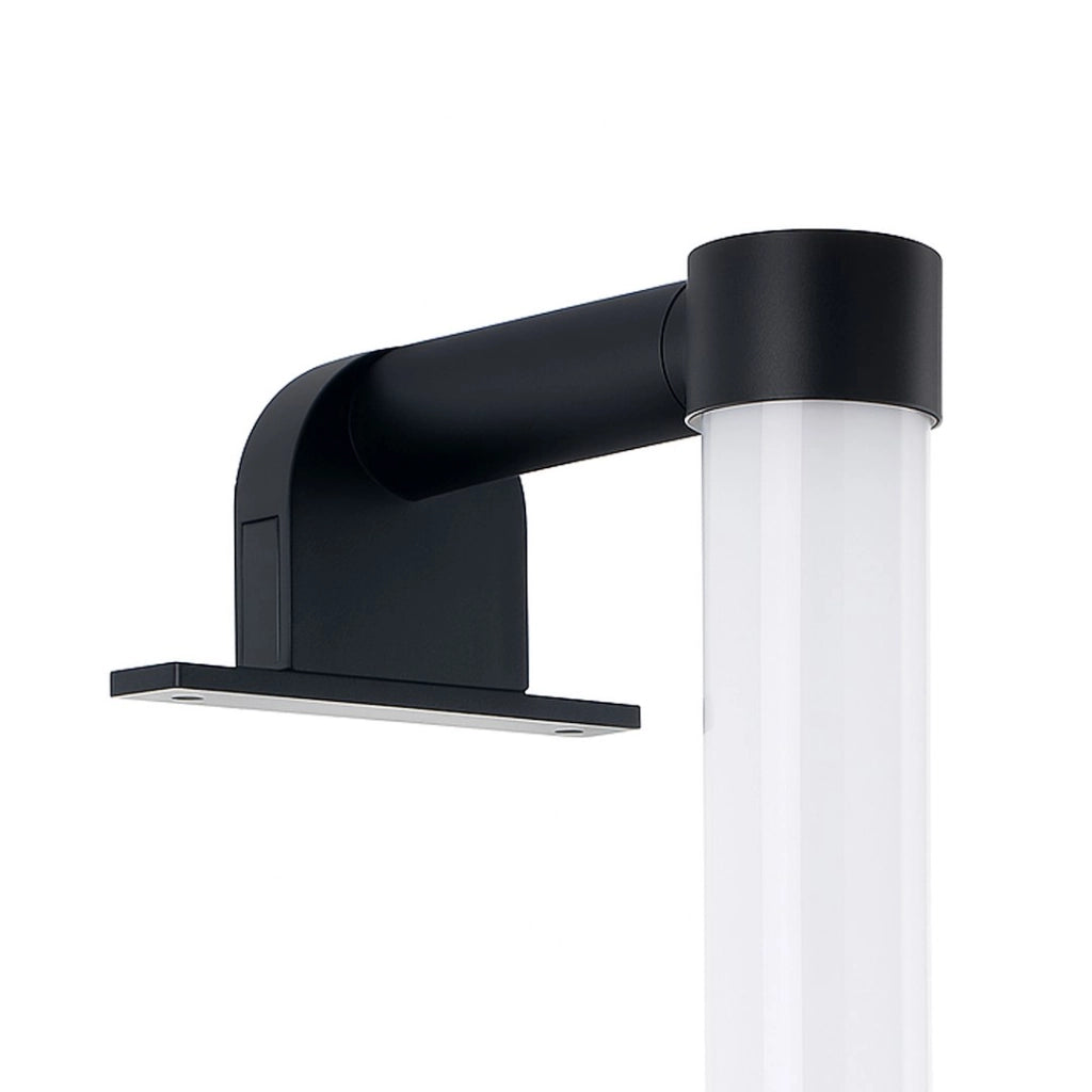 Applique bagno specchio APA nera LED 4W IP44 Milagro