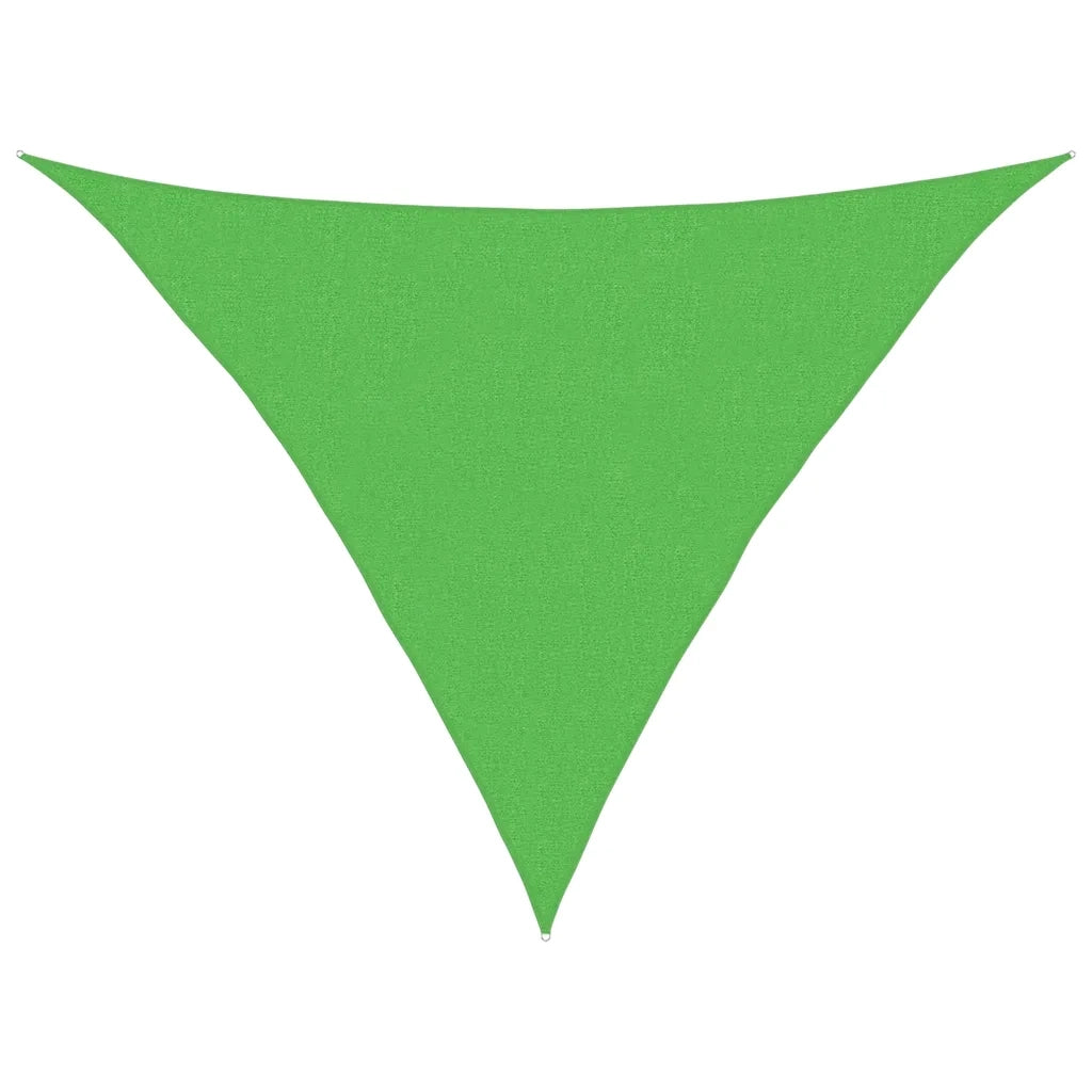 Vela Parasole 160 g/m² Verde Chiaro 2,5x2,5x3,5 m in HDPE 311306